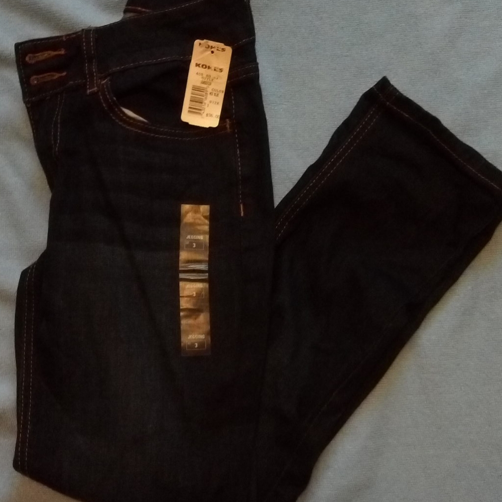 So Heritage, dark jeans, sz 3
